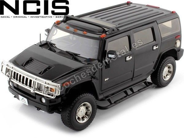 Cochesdemetal.es 2006 Hummer H2 "Serie de Televisión NCIS" Negro 1:18 Highway-61 18013