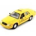 Cochesdemetal.es 1999 Ford Crown Victoria Taxi Nueva York Amarillo 1:24 Welly 22082