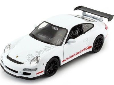 Cochesdemetal.es 2006 Porsche 911 (997) GT3 RS Blanco 1:24 Welly 22495