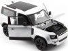 Cochesdemetal.es 2020 Land Rover Defender Gris / Blanco 1:26 Welly 24110