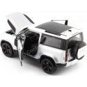 Cochesdemetal.es 2020 Land Rover Defender Gris / Blanco 1:26 Welly 24110