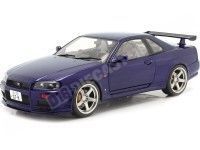 1999 Nissan Skyline GT-R (R34) Púrpura Medianoche 1:18 Solido S1804303