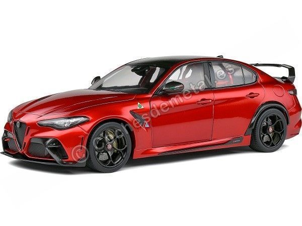 Cochesdemetal.es 2021 Alfa Romeo Giulia GTAM Rosso Tristrato 1:18 Solido S1806901