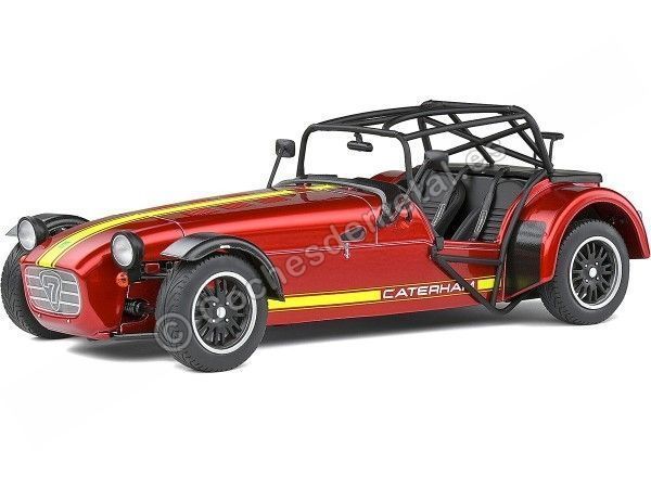 Cochesdemetal.es 2014 Caterham Seven 275R Academy Rojo Metalizado 1:18 Solido S1801804