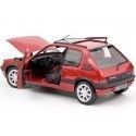 Cochesdemetal.es 1991 Peugeot 205 GTi 1.9 PTS Rims Rojo 1:18 Norev 184848
