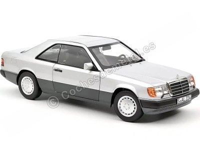 Cochesdemetal.es 1990 Mercedes-Benz 300 CE-24 Coupé C124 Plateado 1:18 Norev HQ 183880 2