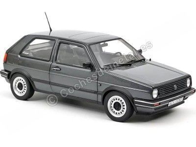 Cochesdemetal.es 1988 Volkswagen Golf II CL Gris Oscuro Metalizado 1:18 Norev 188556