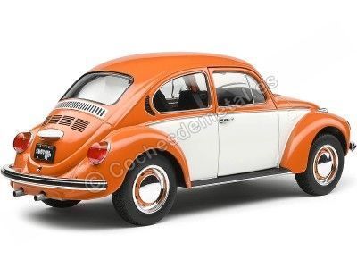 Cochesdemetal.es 1974 Volkswagen VW Escarabajo 1303 Naranja/Blanco 1:18 Solido S1800515 2
