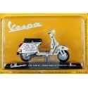 Cochesdemetal.es 1992 Vespa PX 125e- raid Italie au Vietnam Blanco 1:18 éditorial Salvat Ves0060