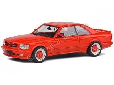 Cochesdemetal.es 2016 Mercedes-Benz 560 SEC AMG Widebody (C126) Rojo 1:43 Solido S4310902