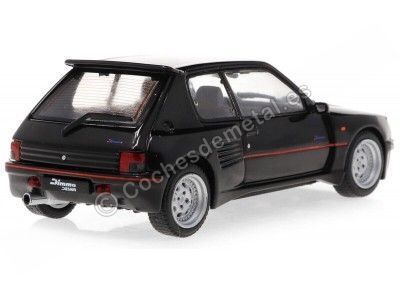 Cochesdemetal.es 1991 Peugeot 205 GTI + Dimma Bodykit Negro 1:43 Solido S4310802 2