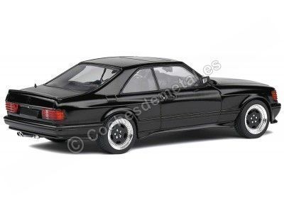 Cochesdemetal.es 2016 Mercedes-Benz 560 SEC AMG Widebody (C126) Negro 1:43 Solido S4310901 2