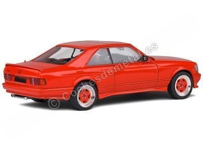 Cochesdemetal.es 2016 Mercedes-Benz 560 SEC AMG Widebody (C126) Rojo 1:43 Solido S4310902 2