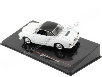 Cochesdemetal.es 1962 Volkswagen VW Karmann Ghia Coupe Blanco 1:43 IXO Models CLC421N 2