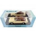 Cochesdemetal.es 1975 Ford Granada MK I Coupe Beige/Marrón 1:43 NEO Scale Models 49575