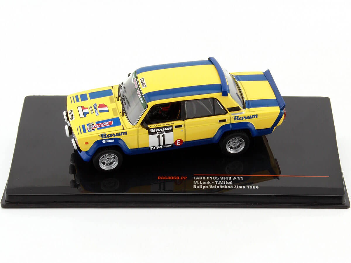 1984 Lada VAZ 2105 VFTS Nº11 Lank/Tyce Rallye Valasska Zima 1:43 IX...