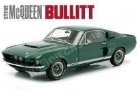 1967 Ford Shelby Mustang GT500 "Bullitt" Verde Metalizado 1:18 Solido S1802904