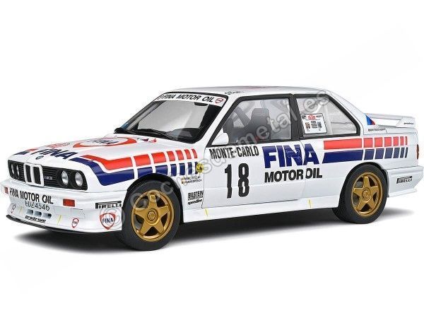 Cochesdemetal.es 1989 BMW M3 (E30) Nº18 Duez/Lopes Rally Monte Carlo 1:18 Solido S1801518