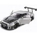 Cochesdemetal.es 2020 Nissan GT-R (R35) Kit de carrosserie LB-walk 2.0 Gris Perla 1:18 Solino S1805802