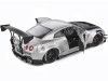 Cochesdemetal.es 2020 Nissan GT-R (R35) LB-Walk Body Kit 2.0 Gris Perla 1:18 Solido S1805802