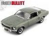 Cochesdemetal.es 1968 Ford Mustang GT Fastback "BULLITT" Highland Green 1:24 Greenlight 84038