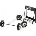 CarsDemetal.es Wheel Exposant ATS Cup avec deux axes et quatre roues 1:18 Modèles IXO SET012W