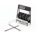 CarsDemetal.es Wheel Exposant ATS Cup avec deux axes et quatre roues 1:18 Modèles IXO SET012W