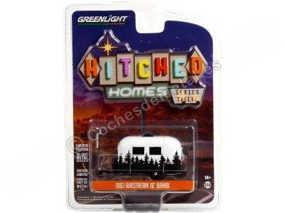 Cochesdemetal.es 1961 Caravana Airstream 16 Bambi "Hitched Homes Series 12" 1:64 Greenlight 34120E 2