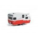 Cochesdemetal.es 1962 Caravana Shasta Airflyte Aluminio "Hitched Homes Series 12" 1:64 Greenlight 34120F