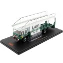 Cochesdemetal.es 1976 Camión Portacoches Fiat 673 Racing Transporter Lancia Alitalia Team Verde/Blanco 1:43 IXO Models TRU038