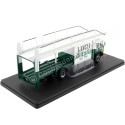 Cochesdemetal.es 1976 Camión Portacoches Fiat 673 Transporter de course Lancia Alitalia Team Green / Blanco 1:43 Modèles Ixo