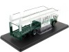 Cochesdemetal.es 1976 Camión Portacoches Fiat 673 Transporter de course Lancia Alitalia Team Green / Blanco 1:43 Modèles Ixo