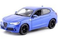 2017 Alfa Romeo Stelvio Azul Metalizado 1:24 Bburago 21086