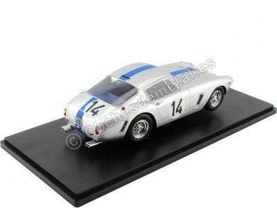 Cochesdemetal.es 1961 Ferrari 250 GT SWB Competizione Nº14 Noblet/Guichet 24h. LeMans Gris/Azul 1:18 KK-Scale KKDC180862 2