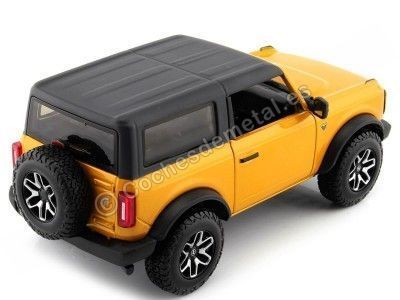 Cochesdemetal.es 2021 Ford Bronco Badlands Naranja 1:24 Maisto 31530 2