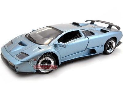 Cochesdemetal.es 1999 Lamborghini Diablo GT V12 Azul 1:18 Motor MAX 73168