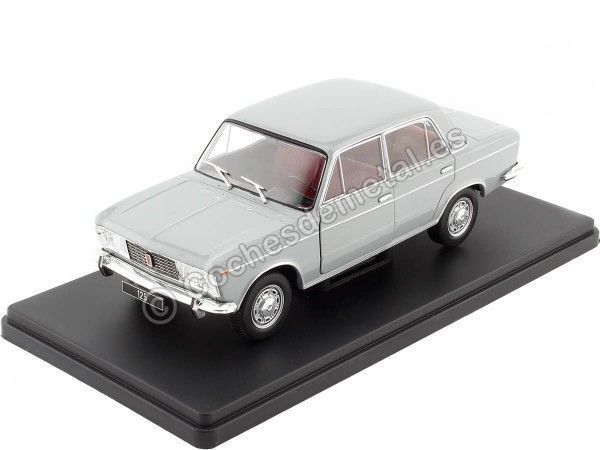 Cochesdemetal.es 1970 Fiat 125 Especial (Seat 124) Gris 1:24 WhiteBox 124128