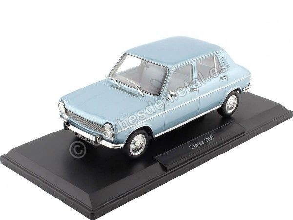 Cochesdemetal.es 1968 Simca 1100 GLS Azul Estoril 1:18 Norev 185751