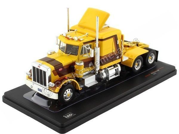 Cochesdemetal.es 1973 Cabeza Tractora Peterbilt 359 Amarillo/Marrón 1:43 IXO Models TR134