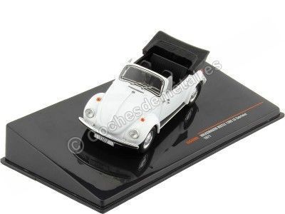 Cochesdemetal.es 1971 Volkswagen VW Escarabajo 1302 LS Convertible Blanco 1:43 IXO Models CLC428N