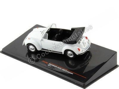 Cochesdemetal.es 1971 Volkswagen VW Escarabajo 1302 LS Convertible Blanco 1:43 IXO Models CLC428N 2