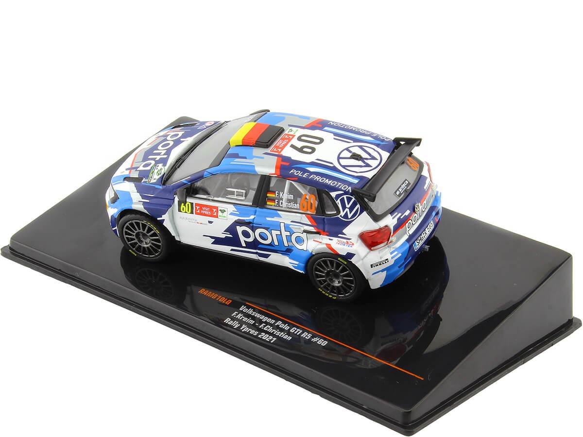 2021 Volkswagen VW Polo GTI R5 Nº60 Kreim/Christian Rally Ypres 1:4...