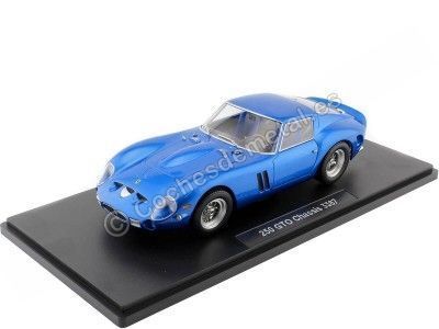 Cochesdemetal.es 1962 Ferrari 250 GTO + Decals Nº17 y Nº24 Azul Metalizado 1:18 KK-Scale KKDC180732