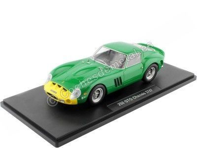 Cochesdemetal.es 1962 Ferrari 250 GTO Chasis 3731 + Decals Nº18, 19, 29 y 47 Verde/Amarillo 1:18 KK-Scale KKDC180736