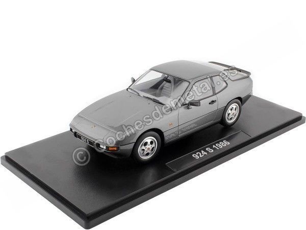 Cochesdemetal.es 1986 Porsche 924 S Gris Metalizado 1:18 KK-Scale KKDC180772