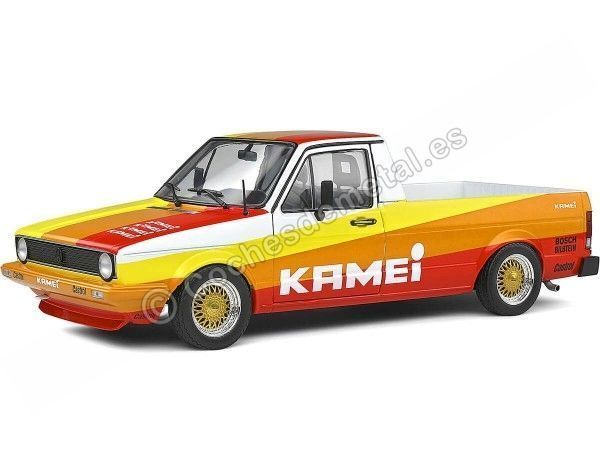 Cochesdemetal.es 1982 Volkswagen VW Caddy MK1 Kamei Tribute Street Fighter 1:18 Solido S1803506