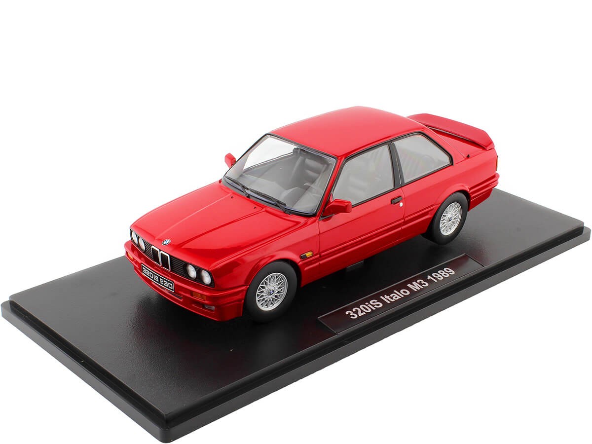 1989 BMW 320iS (E30) Italo M3 Rojo 1:18 KK-Scale 180883