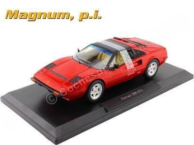 1982 Ferrari 308 GTS Targa "Magnum PI" Rojo 1:18 Norev 187930 Cochesdemetal.es