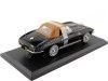 Cochesdemetal.es 1963 Chevrolet Corvette Sting Ray Cabriolet Negro 1:18 Norev 189055