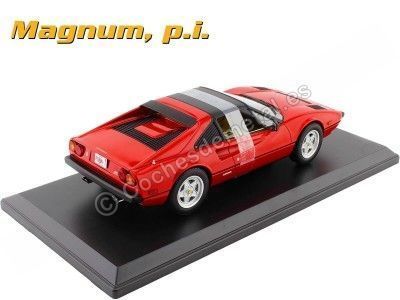 1982 Ferrari 308 GTS Targa "Magnum PI" Rojo 1:18 Norev 187930 Cochesdemetal.es 2